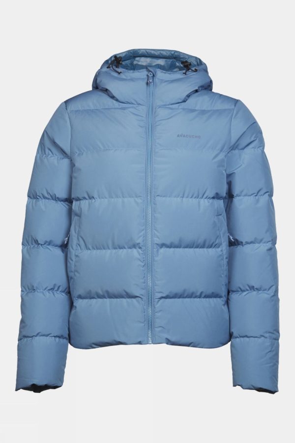 Ayacucho Womens Aarhus Recycled Cropped Hoody Down Jacket