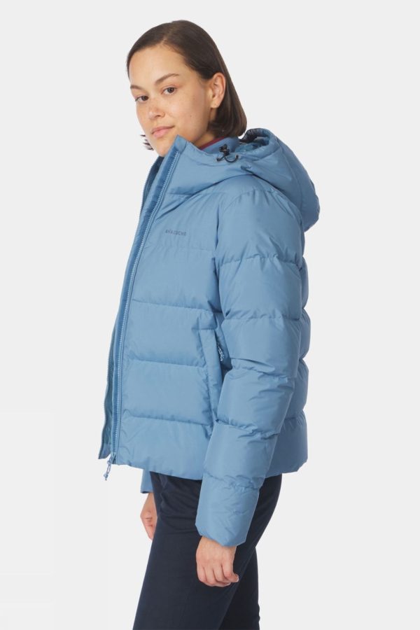 Ayacucho Womens Aarhus Recycled Cropped Hoody Down Jacket