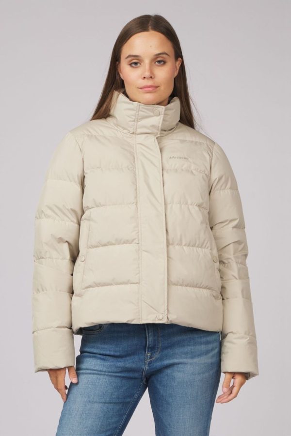 Ayacucho Womens Aarhus Recycled Cropped Button Down Jacket