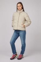 Ayacucho Womens Aarhus Recycled Cropped Button Down Jacket